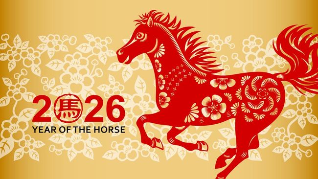 Ilustrasi. Dalam kalender China, tahun 2026 adalah tahun kuda api, tahun yang disebut-sebut penuh energi. (istockphot/exxorian)