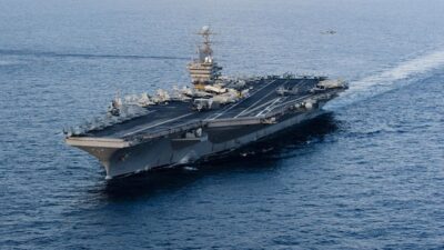 AS Bantah Klaim 4 Rudal Iran Hantam Kapal Induk USS Abraham Lincoln, Sebutnya Sebagai Kebohongan