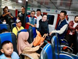 Dini Hari Pantau Arus Mudik, Amsakar-Li Claudia Ingatkan Perjalanan Aman Menuju Kampung Halaman