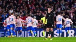 Pemain Spurs, Archie Gray, tertunduk usai gawang timya dibobol Atletico Madrid. The Lilywhites tumbang 2-5 di pertandingan leg pertama 16 besar Liga Champions. Foto: Angel Martinez/Getty ImagesPemain Spurs, Archie Gray, tertunduk usai gawang timya dibobol Atletico Madrid. The Lilywhites tumbang 2-5 di pertandingan leg pertama 16 besar Liga Champions. Foto: Angel Martinez/Getty Images