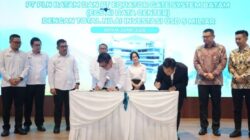 PLN dan PT EGS tandatangani kerja sama untuk memasok listrik di Data Cente AI di Nongsa. Foto: Humas BP Batam