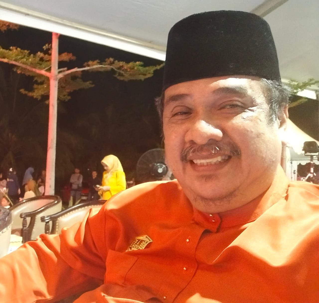 Ketua Lembaga Adat Melayu (LAM) Provinsi Kepri Kota Batam Yang Mulia Dato’ Wira Setia Utama Raja Muhammad Amin.