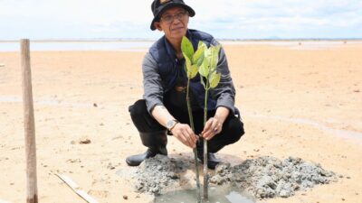 Aksi Menyelamatkan Bumi, Wali Kota bersama Mahasiswa Batam Tanam 2.000 Mangrove