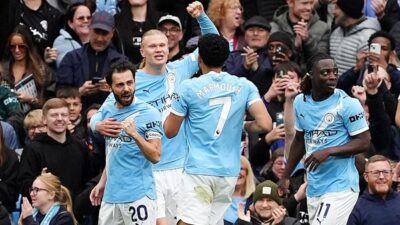 Man City Gasak Brentford 3-0, Haaland Cs Tempel Arsenal di Puncak Klasemen