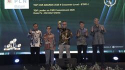 PLN Batam Raih TOP CSR Awards 2026, Kwin Fo Sabet Penghargaan Pemimpin Berkomitmen CSR