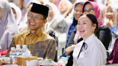 Wali Kota Batam, Amsakar Achmad, bersama Wakil Wali Kota Batam, Li Claudia Chandra. Dok HUMAS DISKOMINFO BATAM