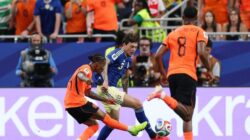 Crysencio Summerville menutup pesta gol Belanda 5-1. (Foto: IMAGN IMAGES via Reuters/TROY TAORMINA)