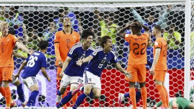 Belanda vs Jepang: 2 – 2, Kamada Selamatkan Samurai Biru dari Kekalahan