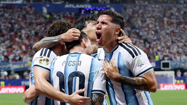 Timnas Argentina (Foto: IMAGN IMAGES via Reuters/Brett Davis)