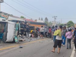 Truk Tabrak 8 Kendaraan di Sibolangit Sumut, 4 Tewas dan 8 Luka