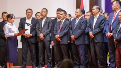 Lantik Pengurus IPMB, Li Claudia Ajak Pendeta Jaga Kerukunan Umat Beragama