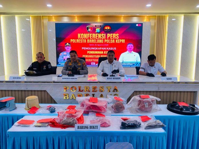 Kapolresta Barelang, Kombes Pol Anggoro Wicaksono.