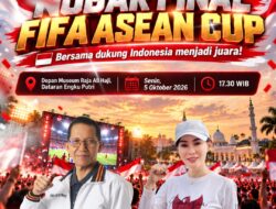 Final FIFA ASEAN Cup 2026 Indonesia Vs Thailand, Amsakar-Li Claudia Undang Warga Nobar di Engku Putri