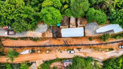 BP Batam Kebut Perbaikan Jalan Depan Hotel Vista, Masyarakat Diimbau Berhati-Hati
