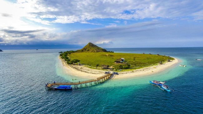 Ilustrasi.Kebakaran melanda area savana Pulau Kenawa, Sumbawa Barat. (iStockphoto/raditya)